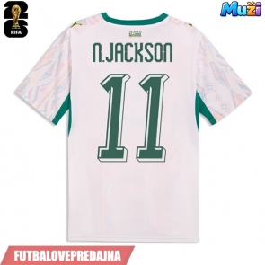 Lacne Muži Futbalové dres Senegal Nicolas Jackson #11 MS 2026 Krátky Rukáv - Domáci